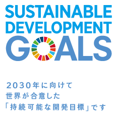 2030年に向けて世界が合意した「持続可能な開発目標」です